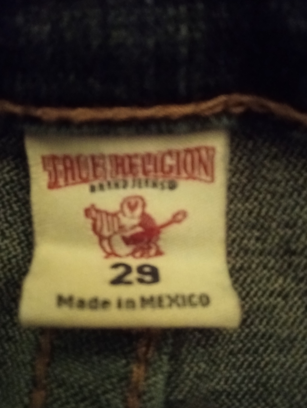 True Religion Blue Distressed Denim Cutoff Shorts (Plus 2nd Pair Free) - Picture 2 of 12